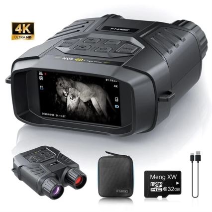 6x25 Night Vision Binoculars with 4000 mAh Battery