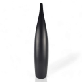 70 cm Matte Black Ceramic Vase