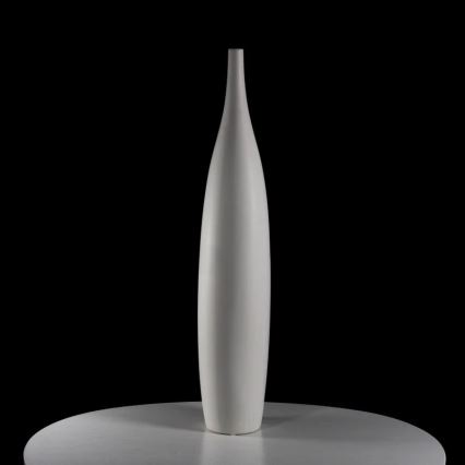 70 cm White Ceramic Vase