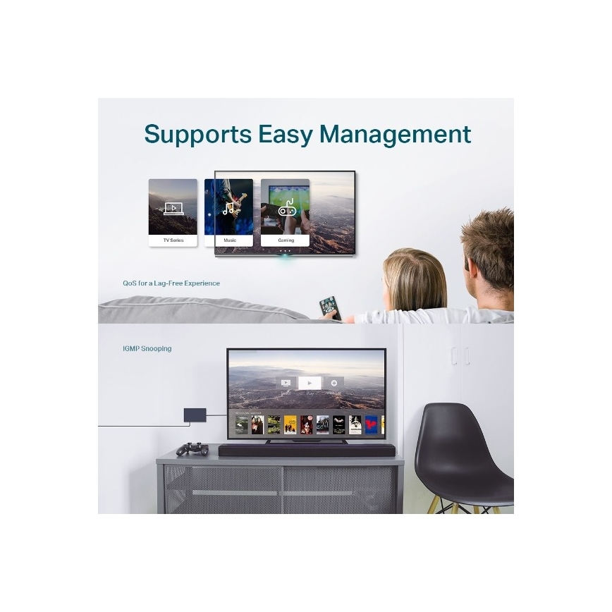 8-port Gigabit Easy Smart Switch