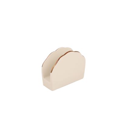 83-piece Porcelain Dining Set – White with Copper Accents