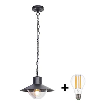 Brilagi - LED Outdoor pendant light VEERLE 1xE27/60W/230V IP44