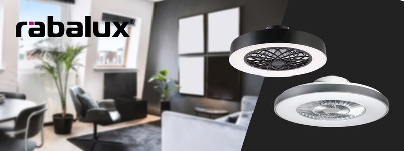 Rabalux fans will freshen up and illuminate