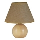 Wooden and rattan table lamps