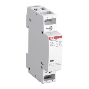 ABB 1SBE121111R0620 - 2-pole installation contactor ESB20-20N-06 20A 230V