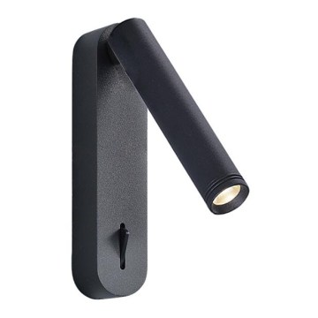 ABRIEL LED Wall Spotlight 6W/230V, Black