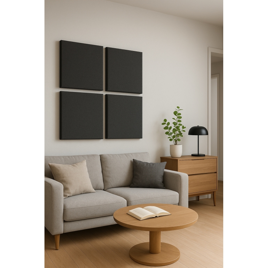 Acoustic panel SILENCE 58x58 cm anthracite