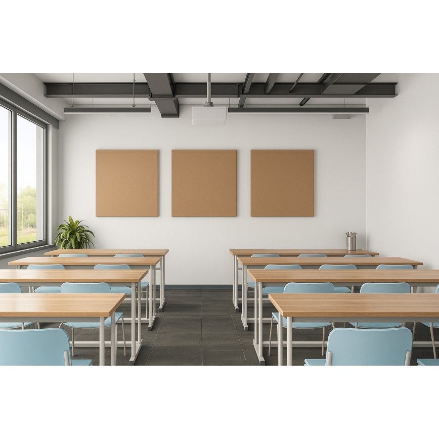 Acoustic panel SILENCE 58x58 cm beige