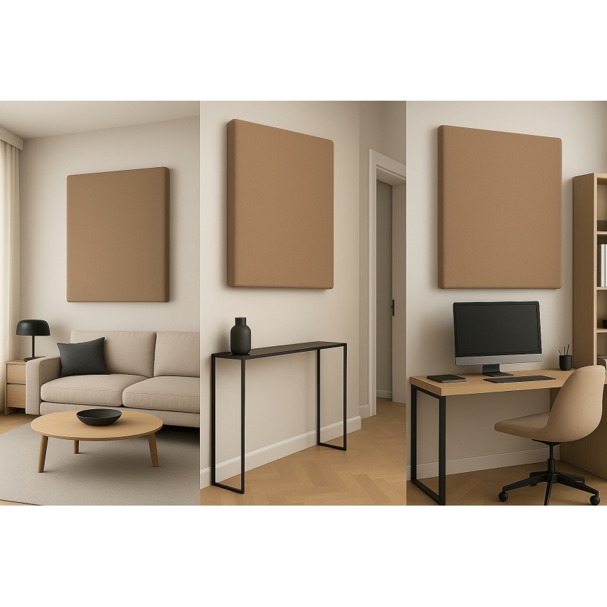 Acoustic panel SILENCE 58x58 cm beige