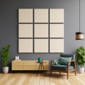 Acoustic panel SILENCE 58x58 cm creamy