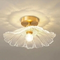 ACRYLIC Ceiling Light 1×E27/40W/230V, Ø 28 cm, Gold