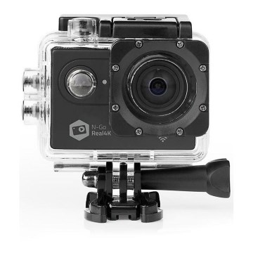 Action camera with waterproof case 4K 60 fps Ultra HD/WiFi/2 FTF 16MP