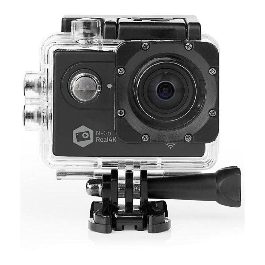 Action camera with waterproof case 4K 60 fps Ultra HD/WiFi/2 FTF 16MP
