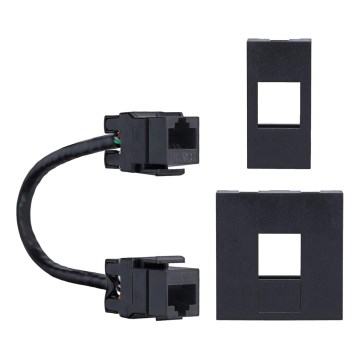 Add-on module for recessed outlets