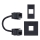 Add-on module for recessed outlets