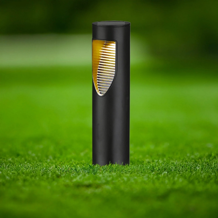 ADDIS LED Solar Light, 1.2 V / 600 mAh, IP44, Black
