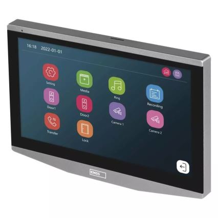 Additional monitor for video doorbell GoSmart 12V Wi-Fi Tuya