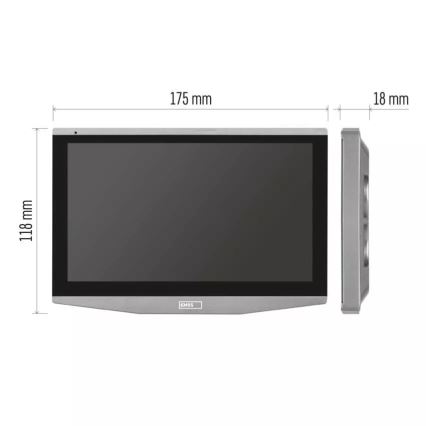 Additional monitor for video doorbell GoSmart 12V Wi-Fi Tuya
