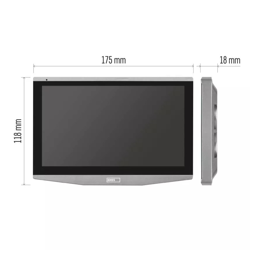 Additional monitor for video doorbell GoSmart 12V Wi-Fi Tuya