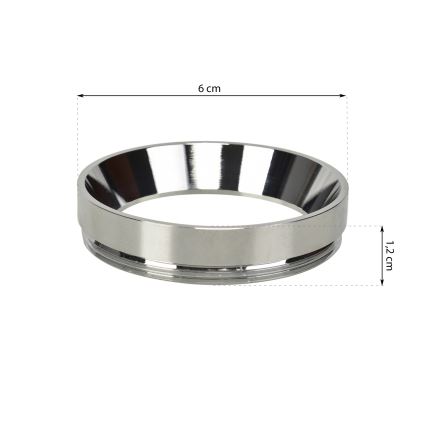 Additional ring RING shiny chrome for light MICA