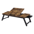 Adjustable Overbed Computer Table LAT Brown/Black