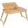 Adjustable overbed laptop table LAT brown