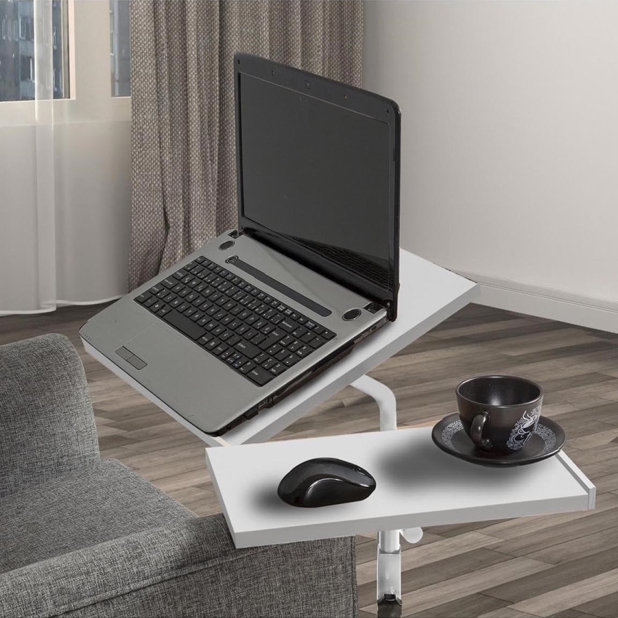 Adjustable table GLEN 87x67 cm white