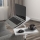 Adjustable table GLEN 87x67 cm white