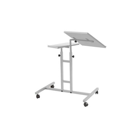 Adjustable table GLEN 87x67 cm white