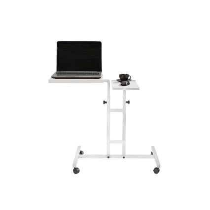 Adjustable table GLEN 87x67 cm white