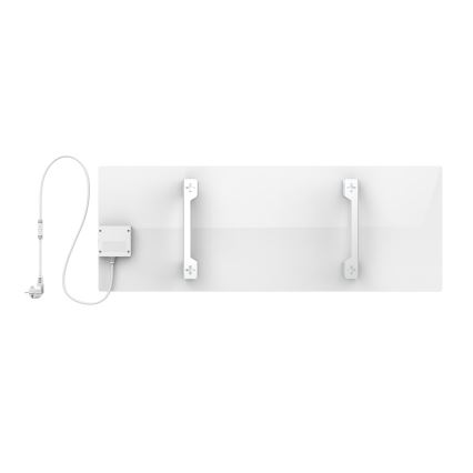 AENO - Smart electric infrared panel 700W timer/thermostat IP44 Wi-fi white