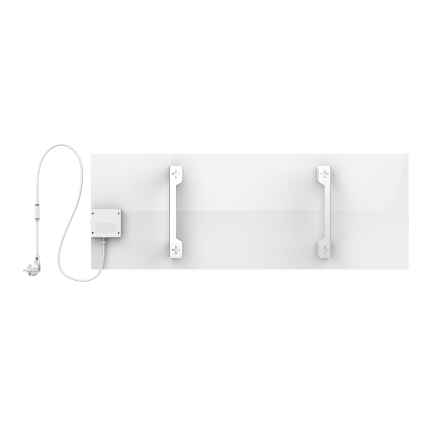 AENO - Smart electric infrared panel 700W timer/thermostat IP44 Wi-fi white