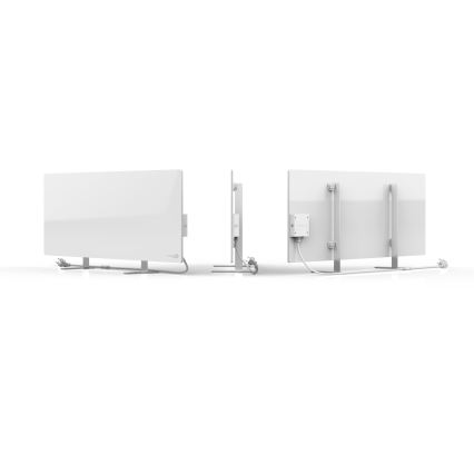 AENO - Smart electric infrared panel 700W timer/thermostat IP44 Wi-fi white
