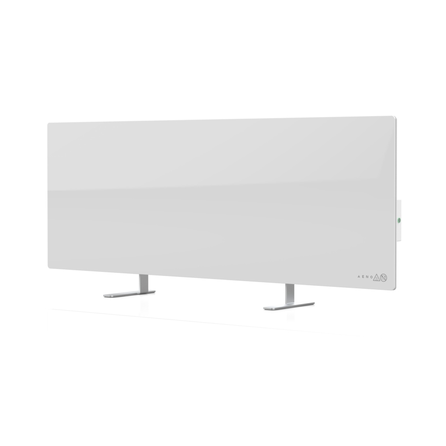 AENO - Smart 700W Electric Infrared Panel Heater with Timer/Thermostat, IP44, Wi-Fi, White