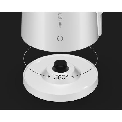 AENO - Smart kettle with LED display 1,7 l 2200W/230V white