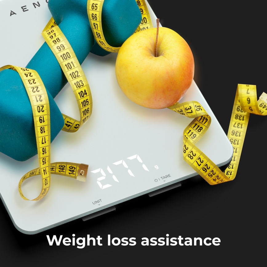 AENO - Smart kitchen scale 3xAAA Bluetooth
