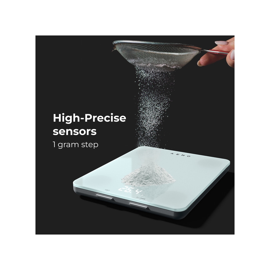 AENO - Smart kitchen scale 3xAAA Bluetooth