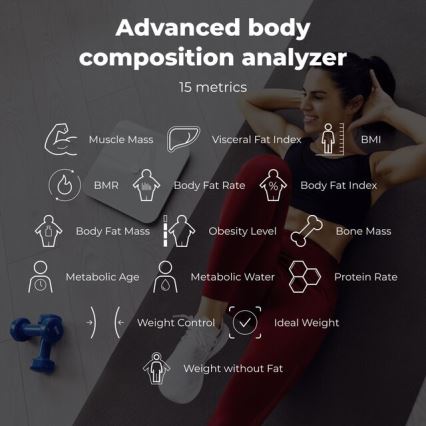 AENO - Smart personal scale 3xAAA