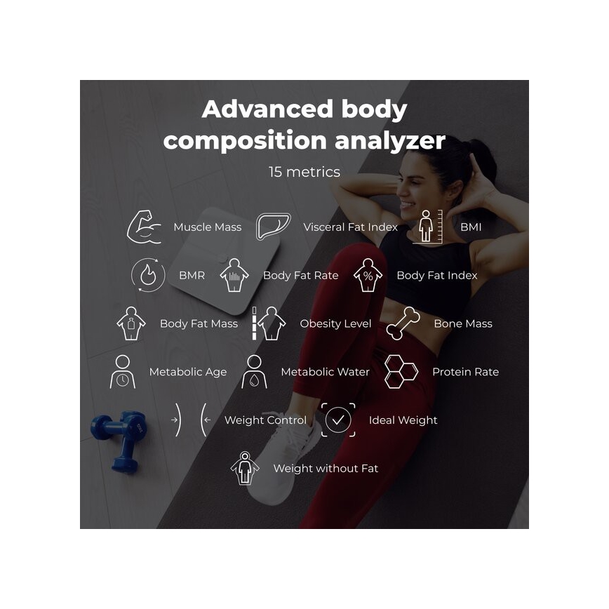 AENO - Smart personal scale 3xAAA