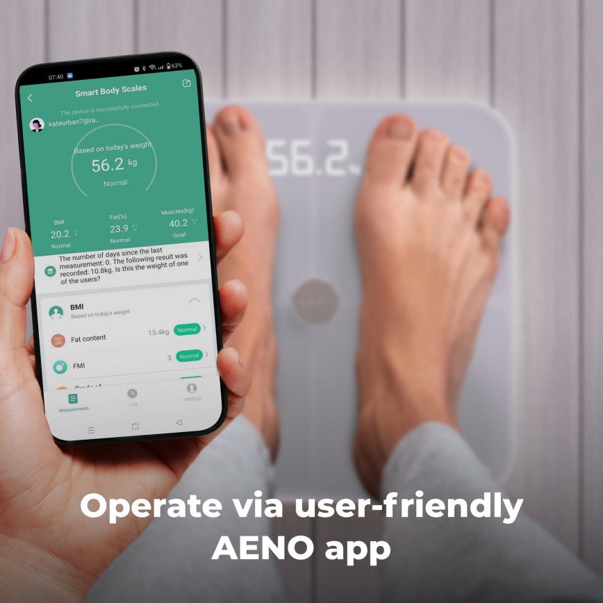AENO - Smart personal scale 3xAAA