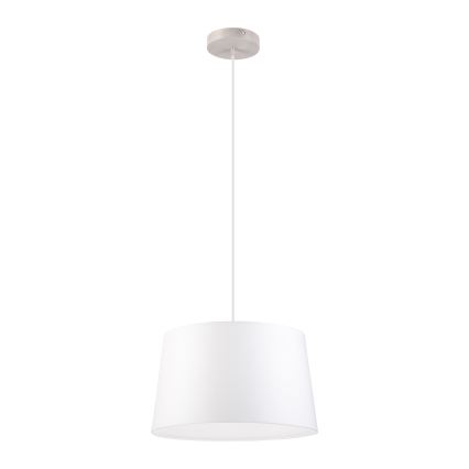 AIDA cable-hung pendant 1xE27/60W/230V Ø 35 cm oak/white