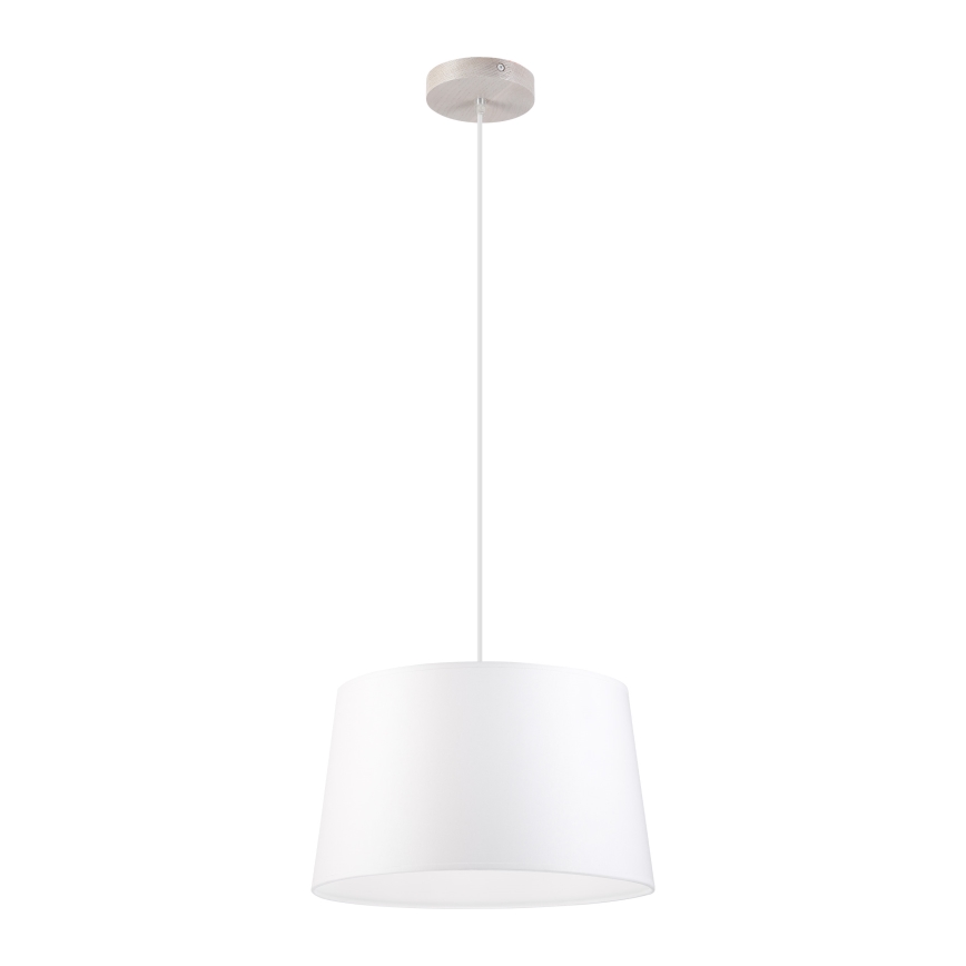 AIDA cable-hung pendant 1xE27/60W/230V Ø 35 cm oak/white