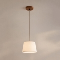 AIDA Cable Pendant Light 1xE27/15W/230V, Ø 25 cm, Oak/Cream