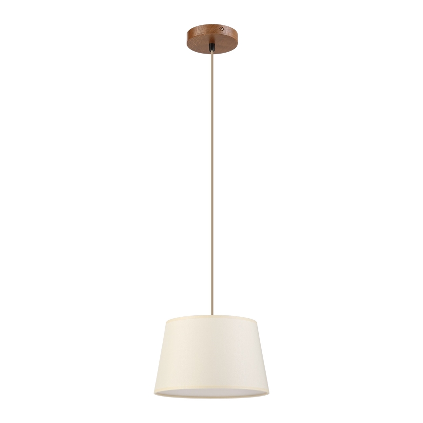 AIDA Cable Pendant Light 1xE27/15W/230V, Ø 25 cm, Oak/Cream