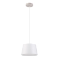 AIDA cable pendant light 1xE27/60W/230V Ø 25 cm oak/white