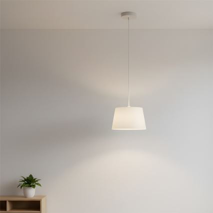 AIDA cable pendant light 1xE27/60W/230V Ø 25 cm oak/white