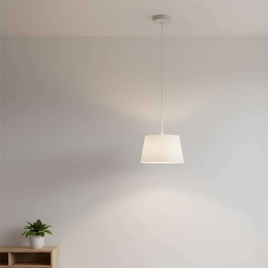 AIDA cable pendant light 1xE27/60W/230V Ø 25 cm oak/white