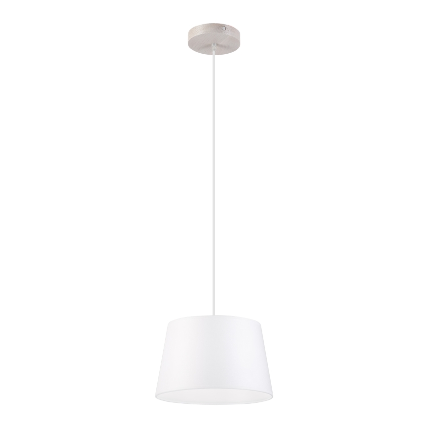 AIDA cable pendant light 1xE27/60W/230V Ø 25 cm oak/white