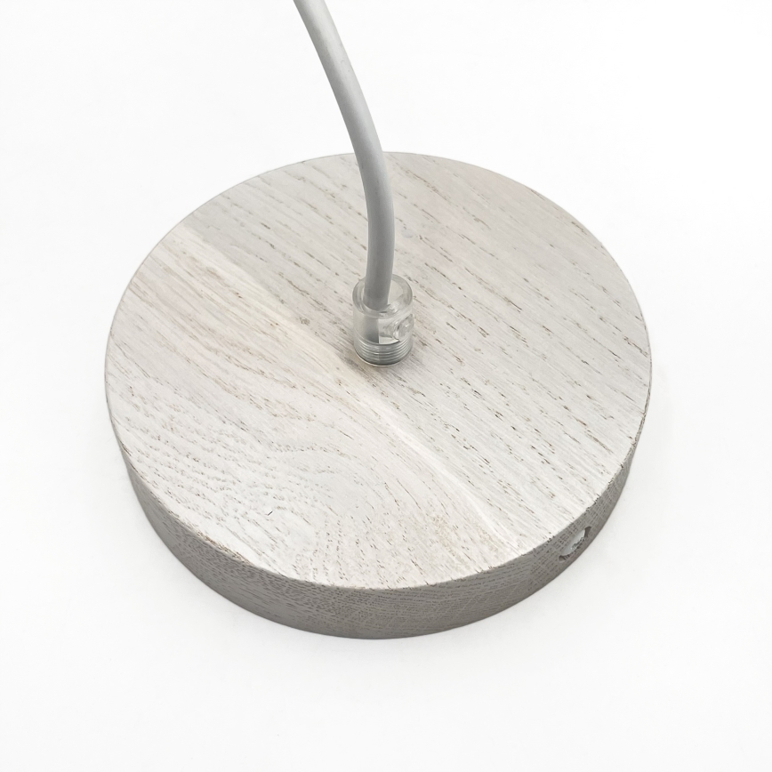 AIDA cable pendant light 1xE27/60W/230V Ø 25 cm oak/white