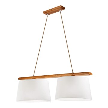 AIDA Cable Pendant Light 2xE27/60W/230V Oak